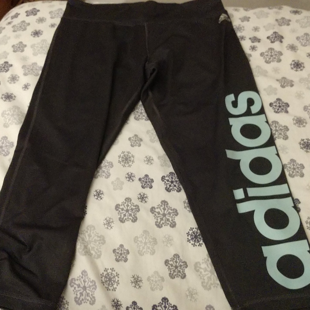 Adidas capris workout pants